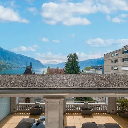 Daire Luxury 4-bedroom At Le National By Guestlee Montrö